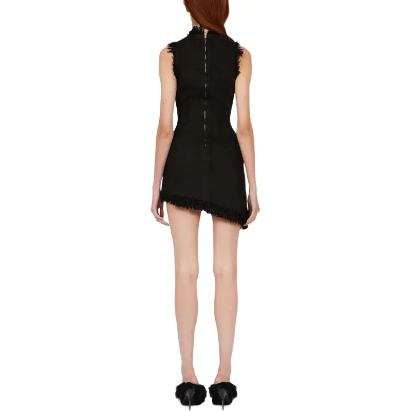 Ferragamo Frayed brim Mini Dress-2