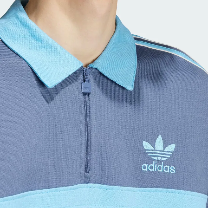 Adidas Originals Collared Cotton Sweatshirt-4