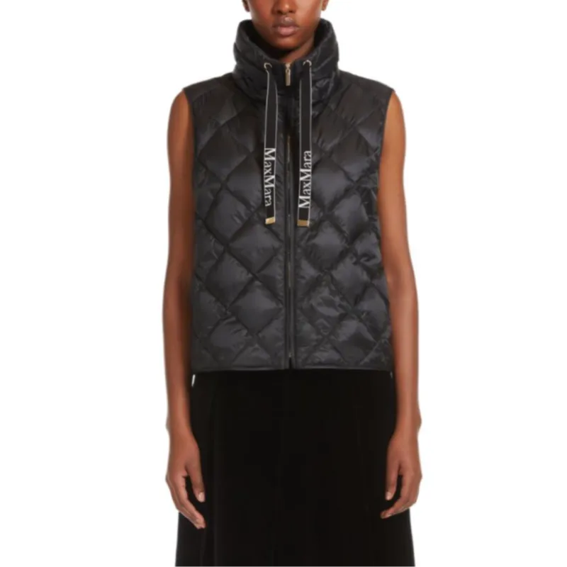 MaxMara Tregic Zip Up Drawstring Gilet-3
