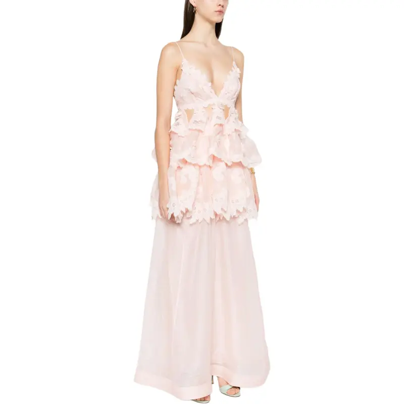 Zimmermann Crush Tiered Lace Maxi Dress-3