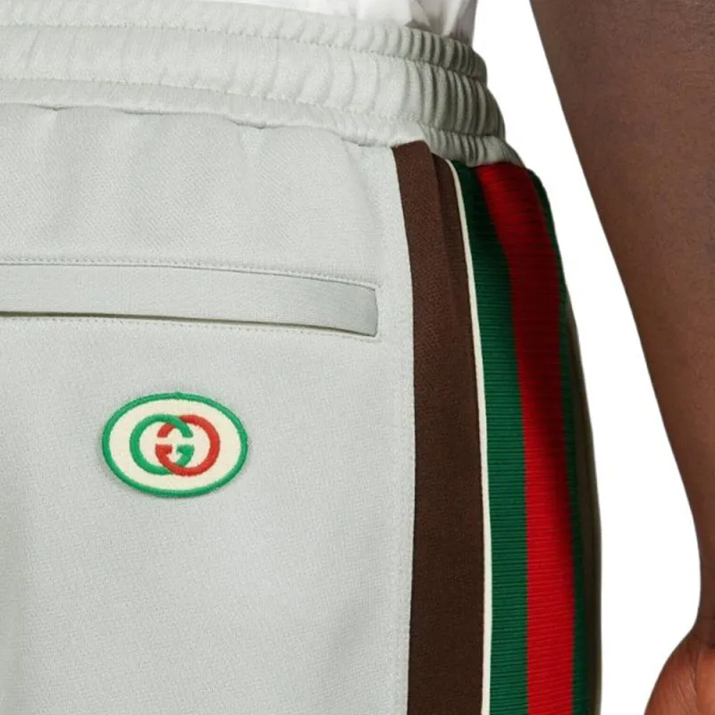 GUCCI SS23 Knitted Sweatpants Men's Gray-4