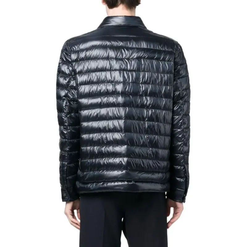 HERNO Long Sleeved Quilted Down Jacket-4