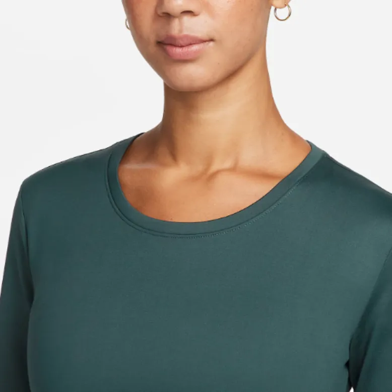 Nike Therma-FIT One T-Shirts Women's Peacock Green-2