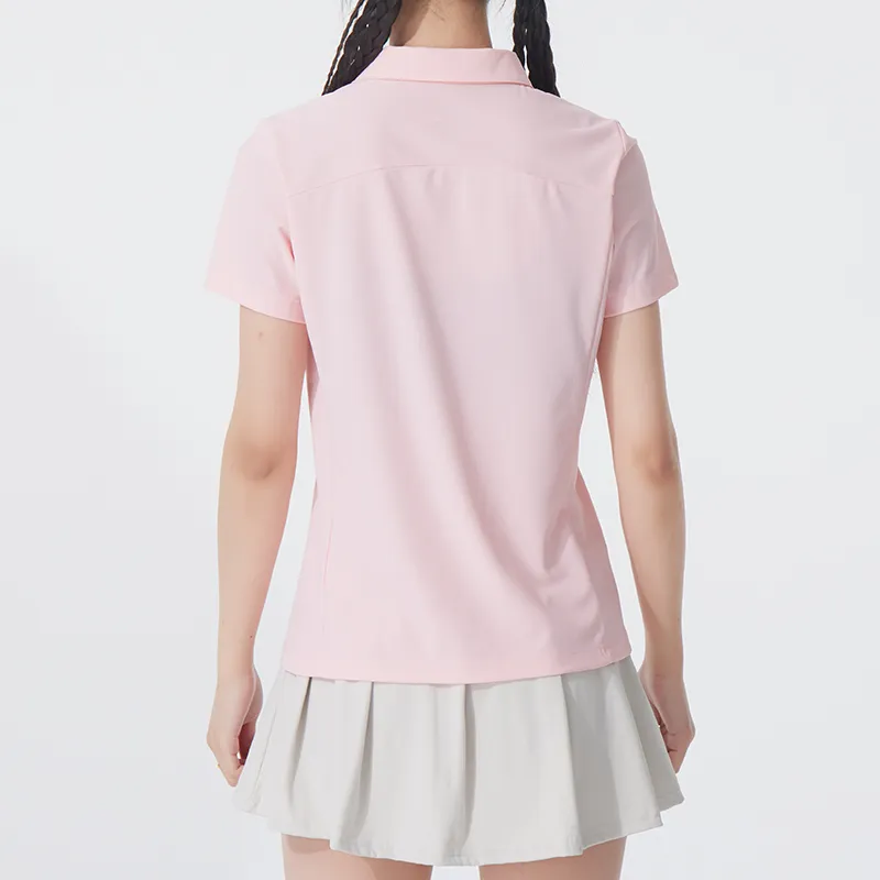 Skechers Sportlife SS25 Polo Shirt Women's Zhen Pink/02F3-1