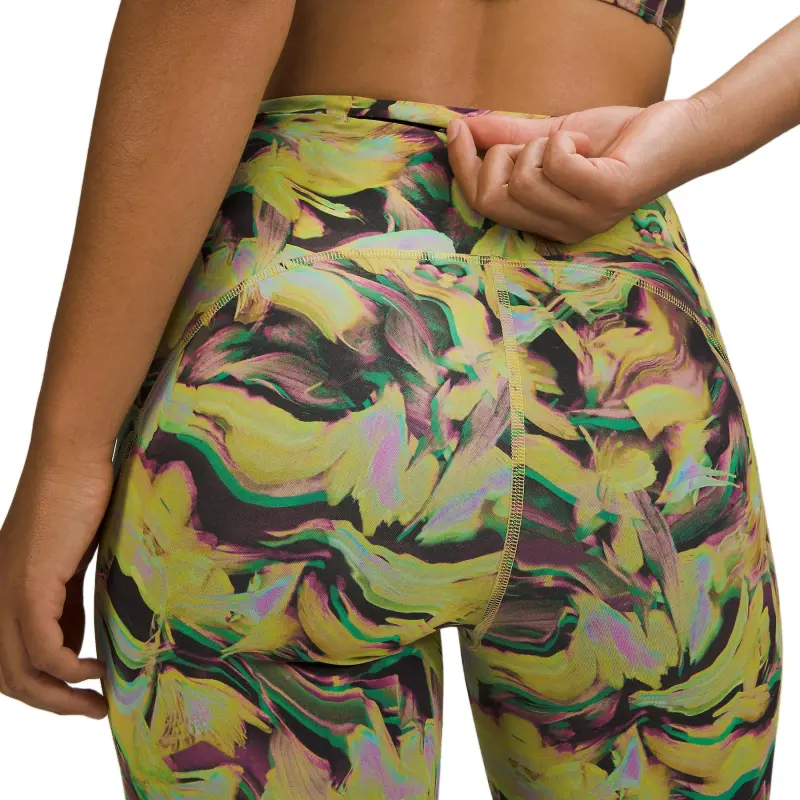 Lululemon Swift Speed Sports Pants 21' Women's Mood Enhancer Yellow Multi-3