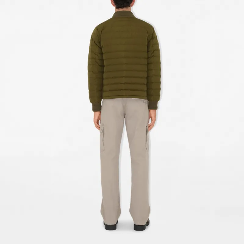 Burberry Logo Plaque Quilted Down Jacket-2