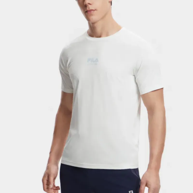 FILA Fitness Series T Shirt Men's Starlight White-3