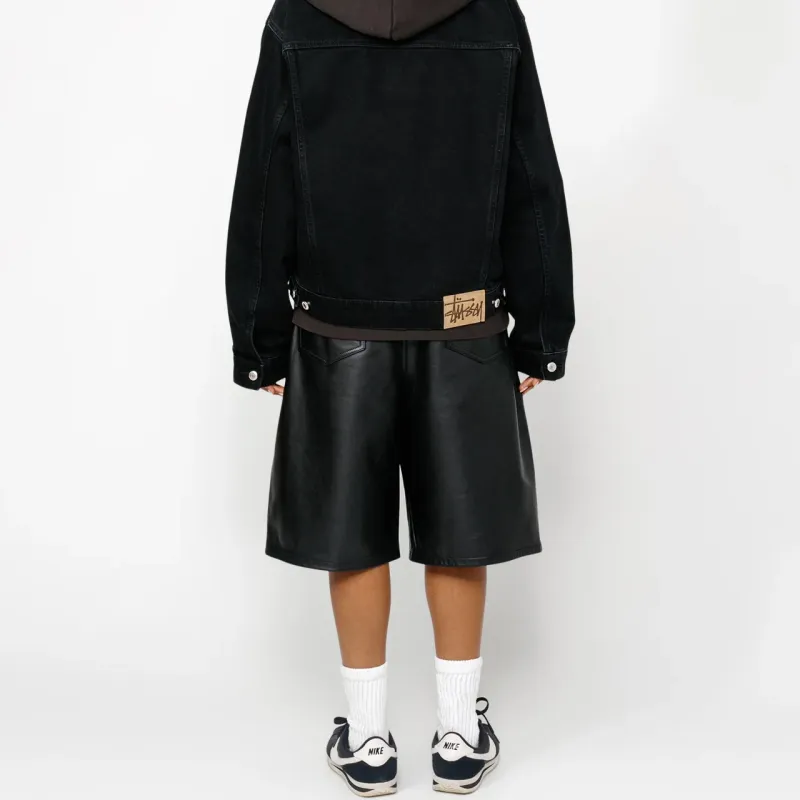 Stussy Big Ol' Leather Short-4