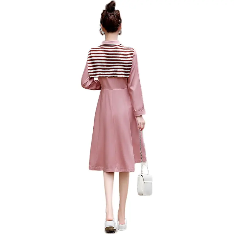 Fele.d Long Sleeved Dress Women's-1