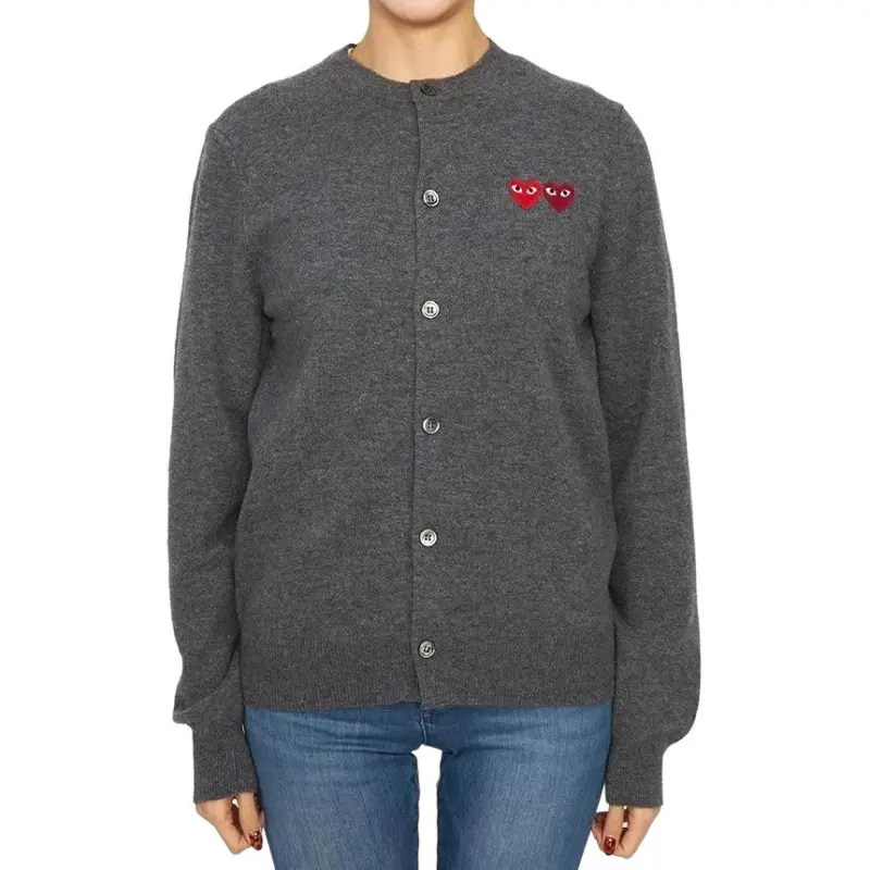 CDG Play Knitwear Women's Dark Gray-3