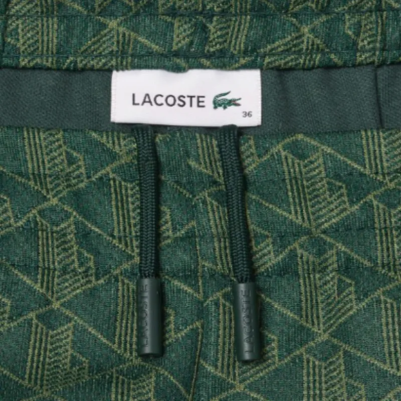 LACOSTE Monogram pattern Track Pants-4