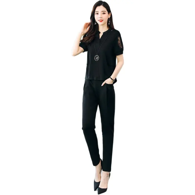 Fele.d Casual Suit Women's Black-1
