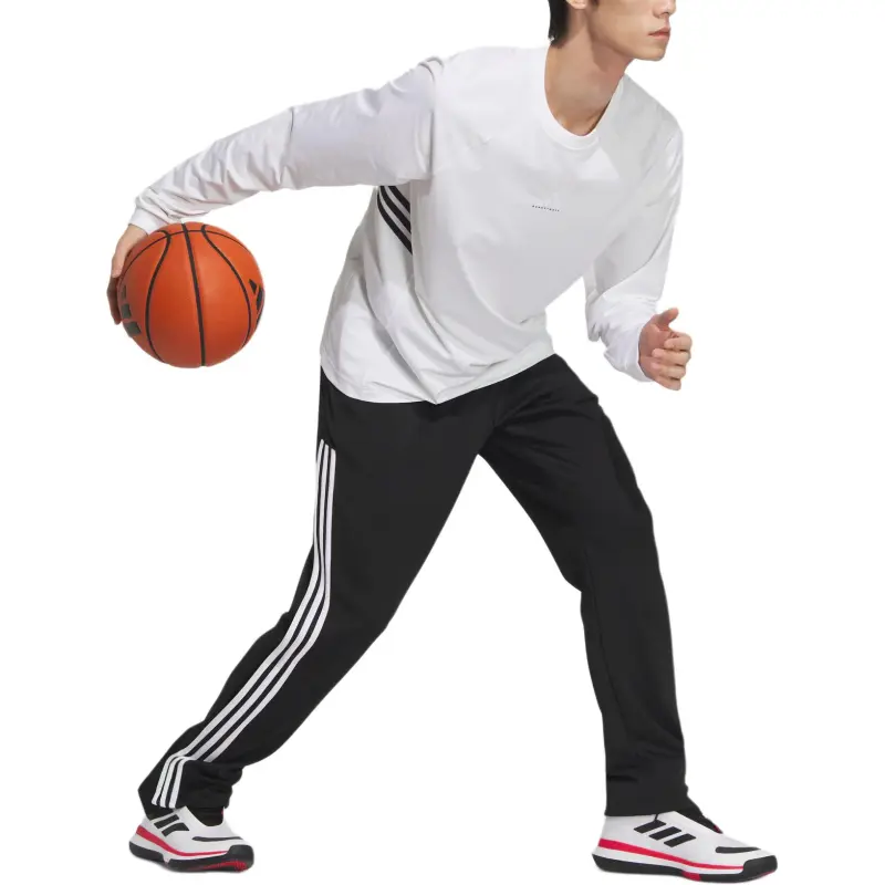 Adidas BASKETBALL FW24 Knitted Sweatpants Men's Black-3