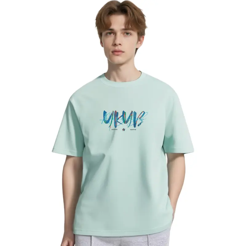 YK&YB T Shirts Unisex Mint Green-4