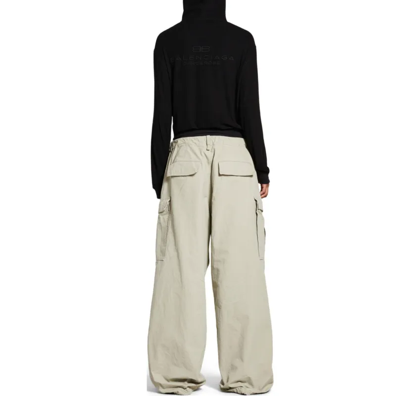 Balenciaga Cargo Pants Men's Beige-2