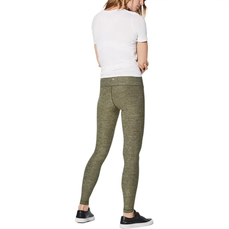 Lululemon Wunder Under Athletic Trousers Women's Olive Green-2