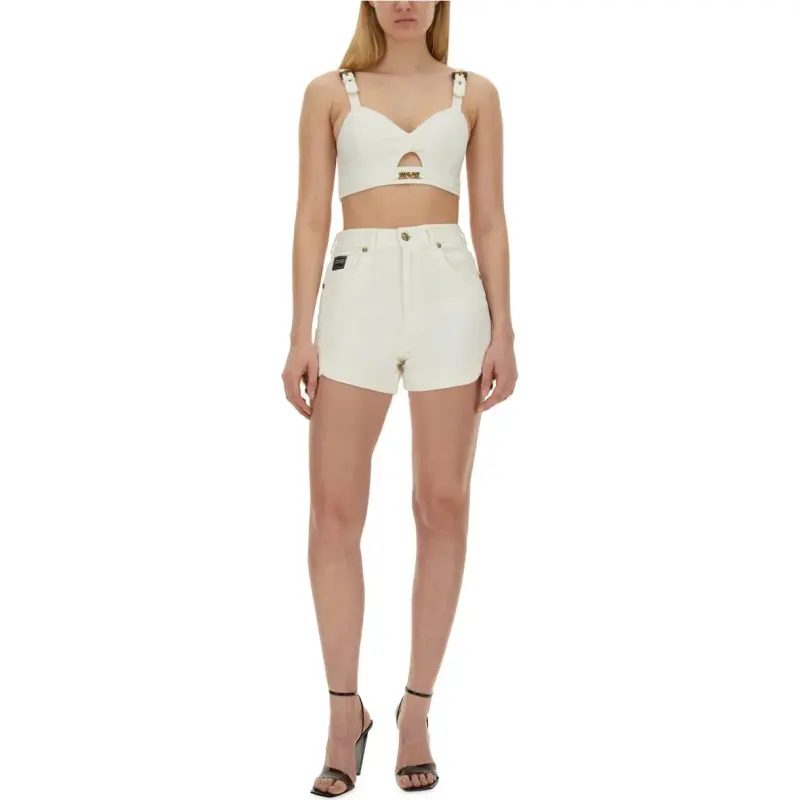VERSACE JEANS COUTURE Buckle Detailed Shorts-2