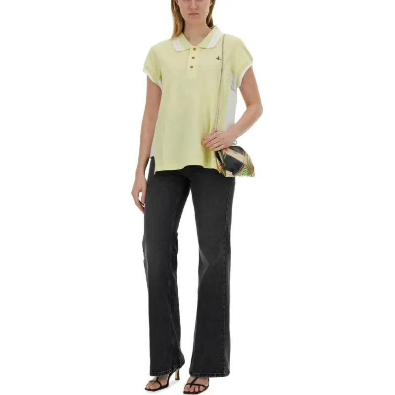 Vivienne Westwood Polo Shirt Women's Yellow-2