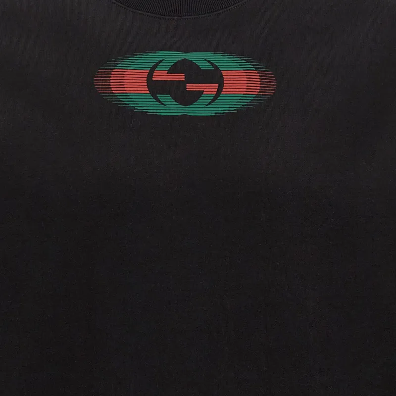 GUCCI Logo Printed Crewneck Sweatshirt-7