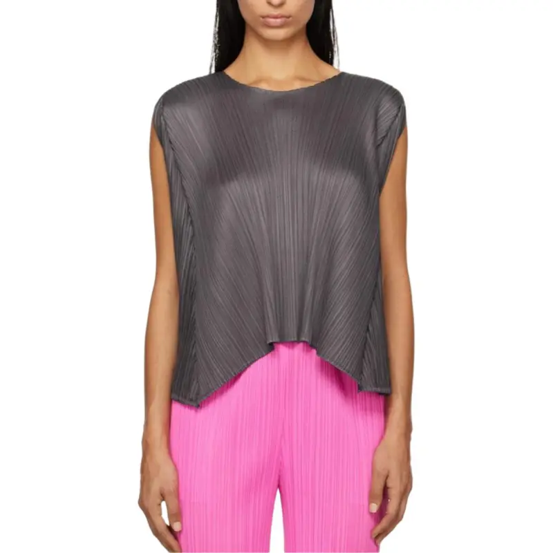PLEATS PLEASE ISSEY MIYAKE Sleeveless Pleated Top-2