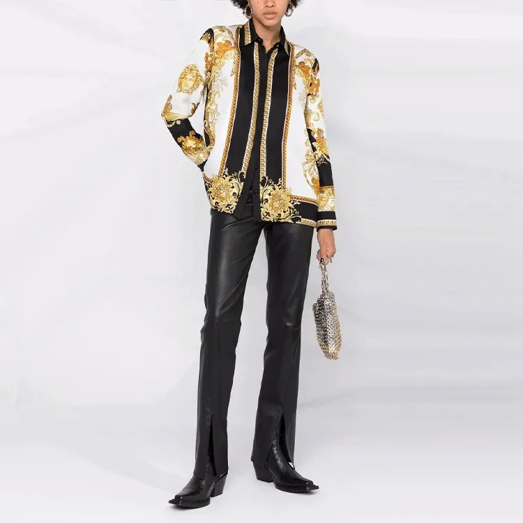VERSACE Shirts Women's Black-4