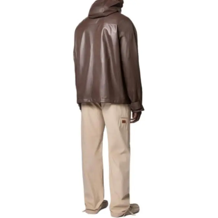 TOD'S SS25 Leather Jacket Men's Brown-3