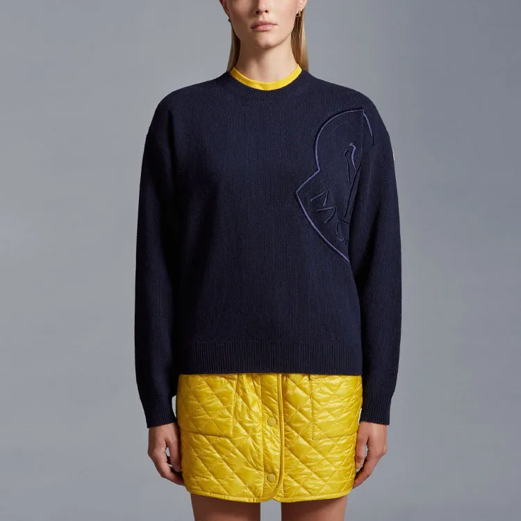 Moncler Sweaters Women's Navy-1