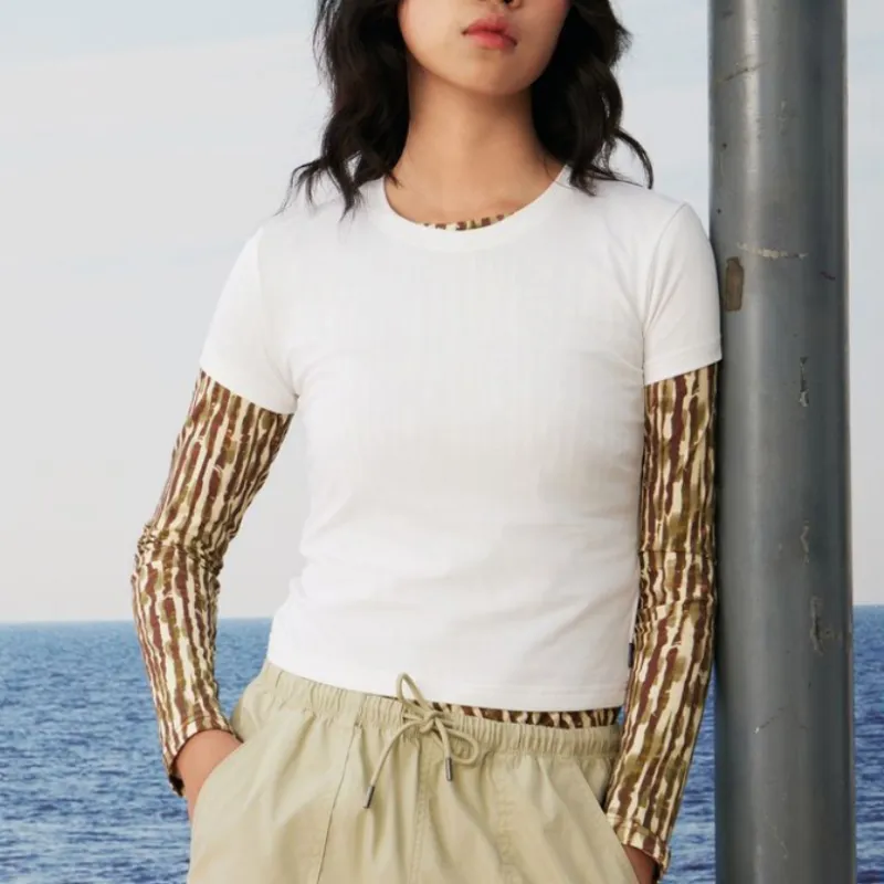 Converse SS25 T Shirt Women's White-3