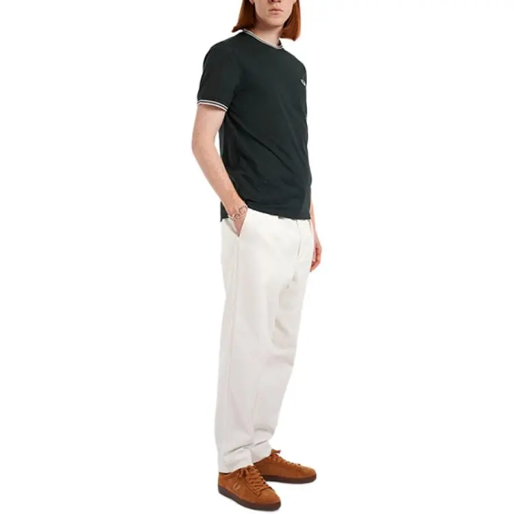 FRED PERRY T Shirt Men's Night Green-2