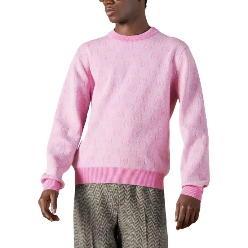 GUCCI Monogram jacquard Wool Jumper-2