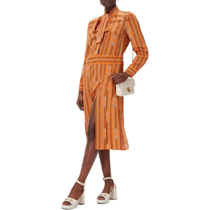 GUCCI Graphic-print Midi Dress-2