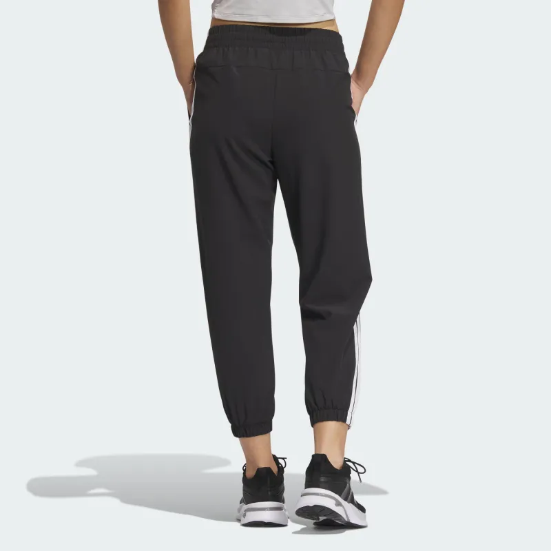 Adidas 3 Stripes Knitted Sweatpants Women's Black/White-1