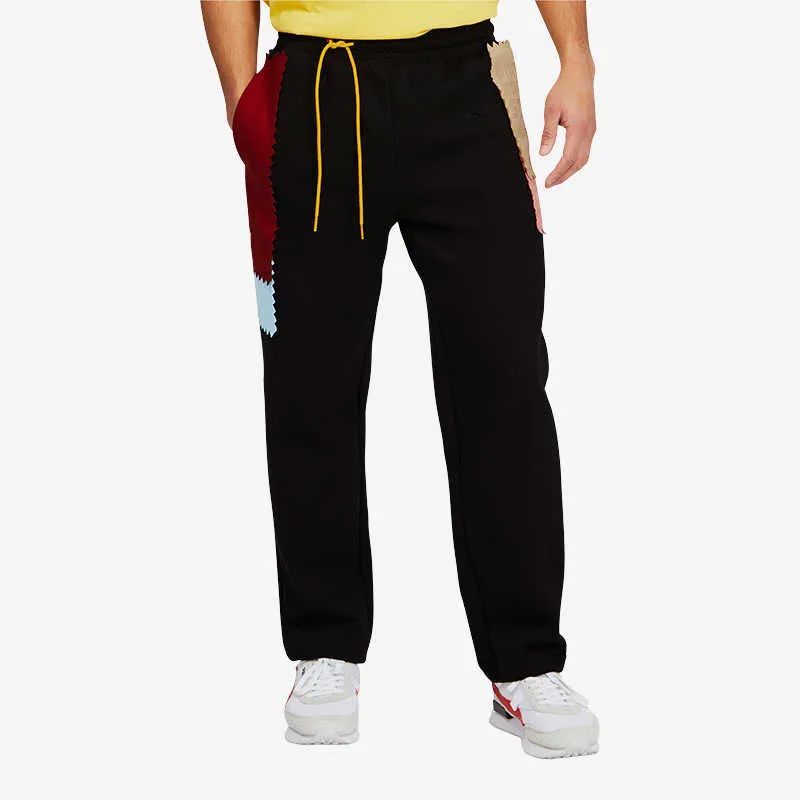 PUMA Knitted Sports Pants Men's Black-2
