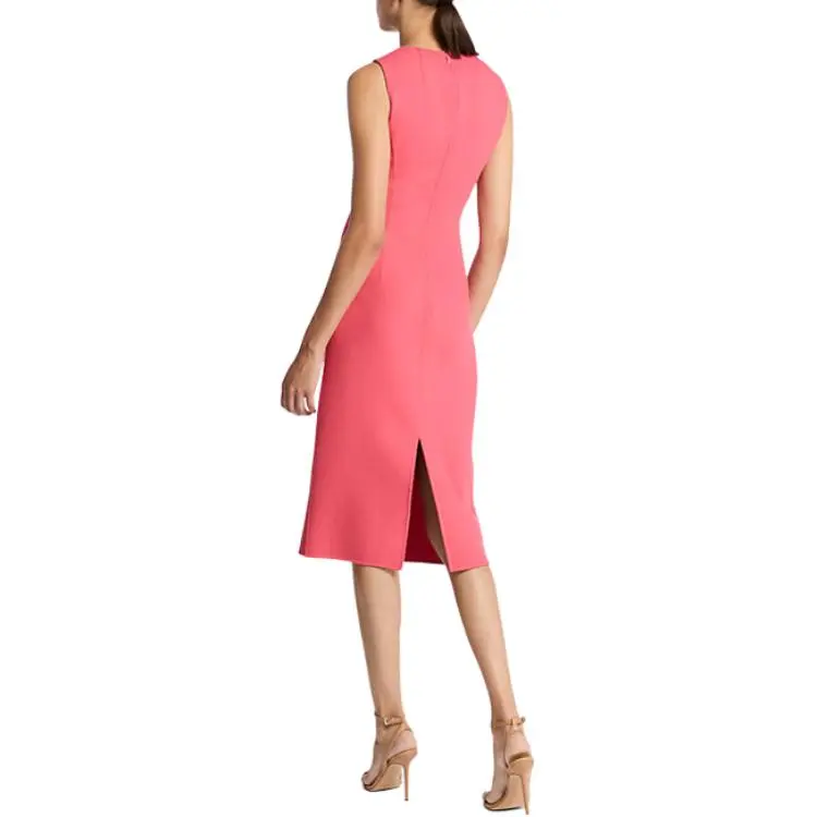 MICHAEL KORS Double Faced Stretch Wool Bouclé Sheath Dress-1