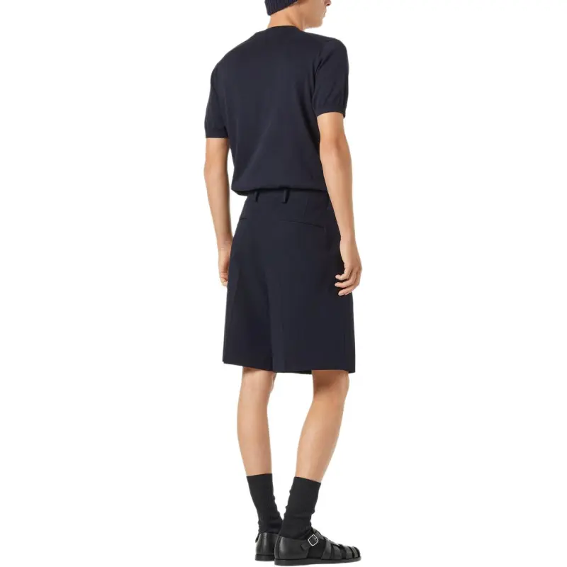 Loro Piana SS25 Casual Shorts Men's Marine Blue-3
