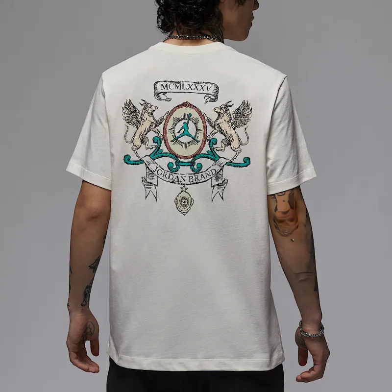 Jordan BRANDAs M J SS25 T Shirt Men's White-3
