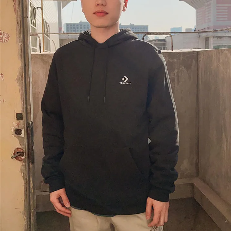 Converse Go To Embroidered Star Chevron Standard Fit Fleece Hoodie-3