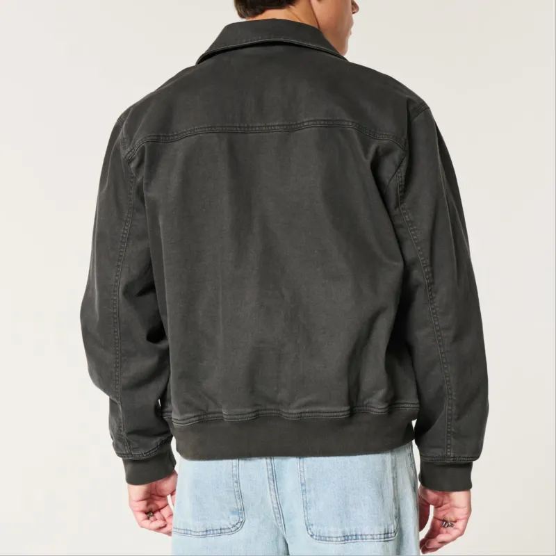 Hollister Jackets Coats Men's Black-2