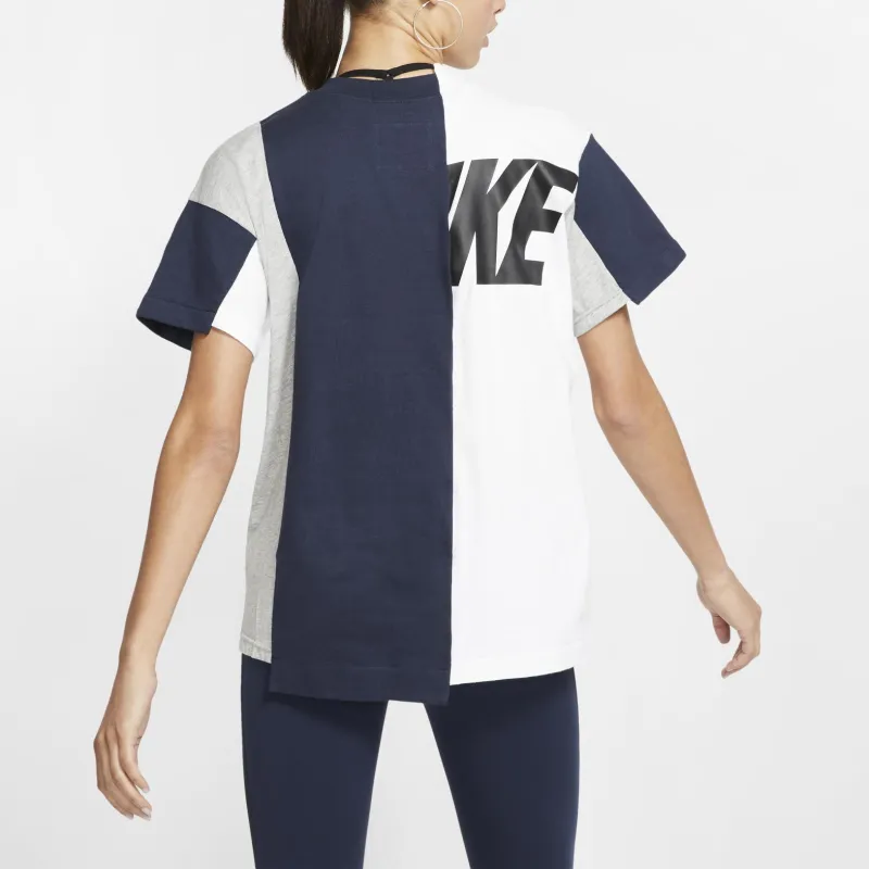 Nike X Sacai Tee Grey/Navy-3
