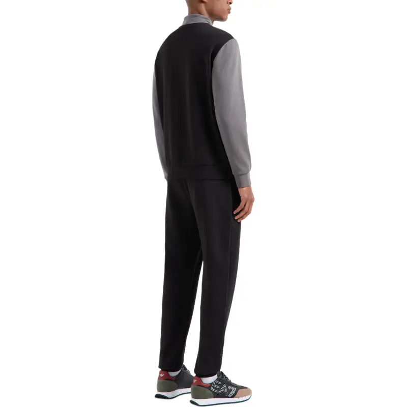 EMPORIO ARMANI Logo Printed Zipped Tracksuit Set-4