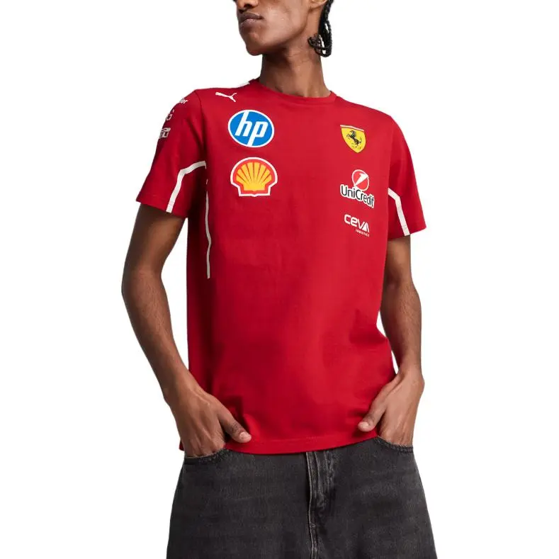 PUMA Playera Scuderia Ferrari 2025 Team Para Hombre-3
