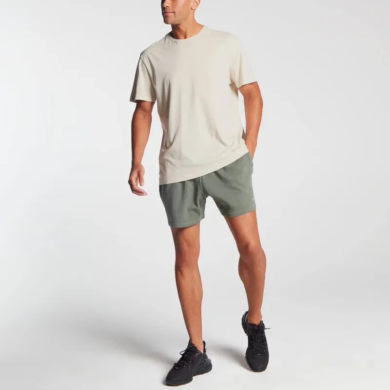 Adidas T Shirts Men Beige-4