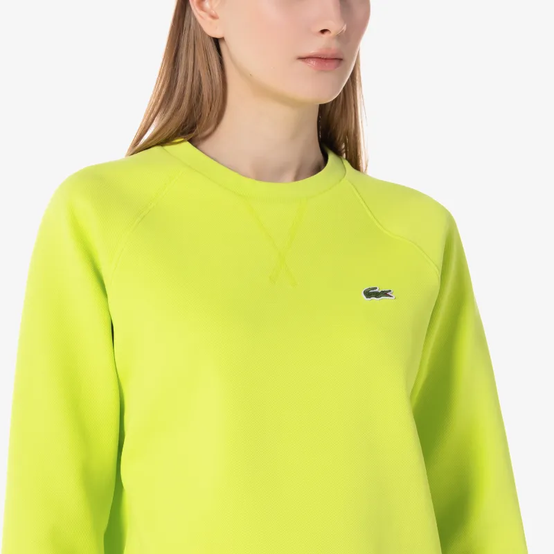 LACOSTE Sweatshirt Women's Yellow Green-3