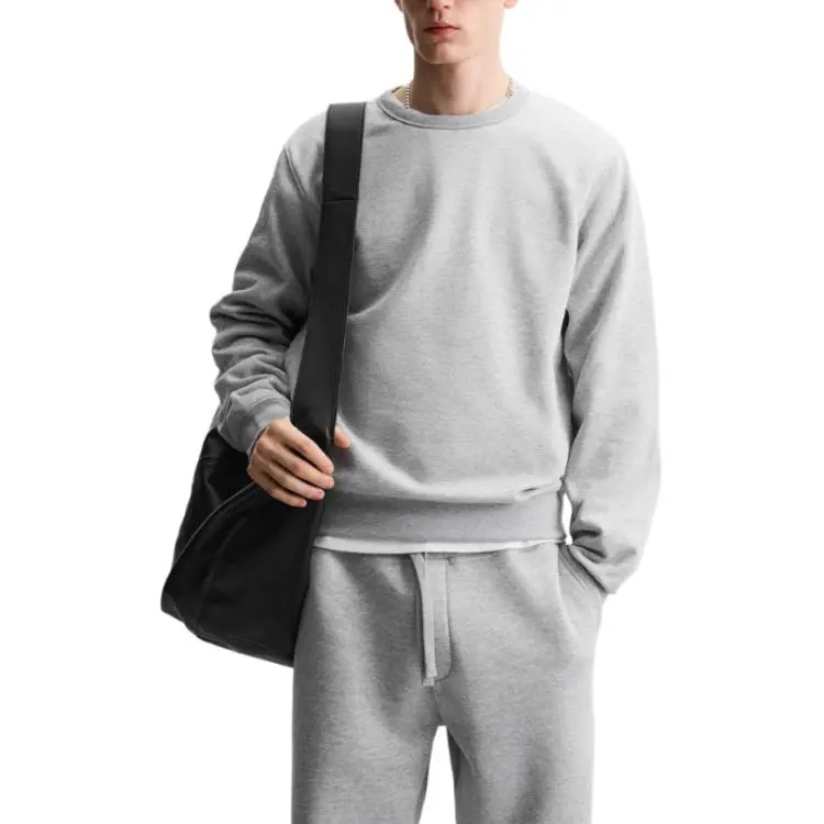 ZARA Valentine's Day Collection Sweatshirts Men Zebra Print Gray-2