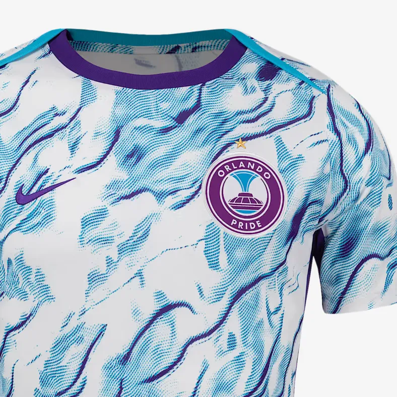 Nike Orlando Pride 2025 Men's Nike Nwsl Short Sleeve Pre Match Top-2