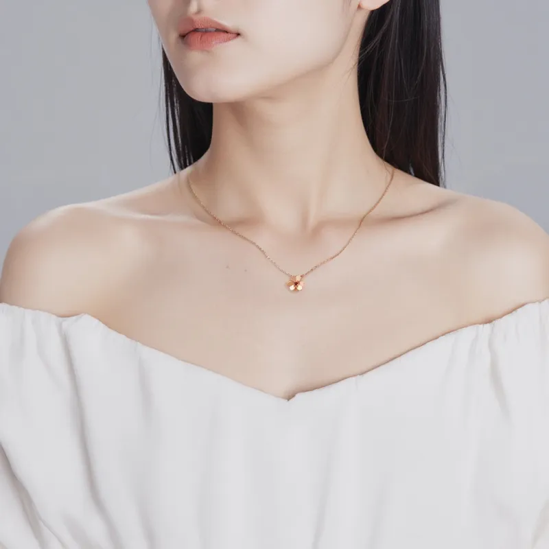 Van Cleef & Arpels 18K Rose Gold Necklaces Women's-4