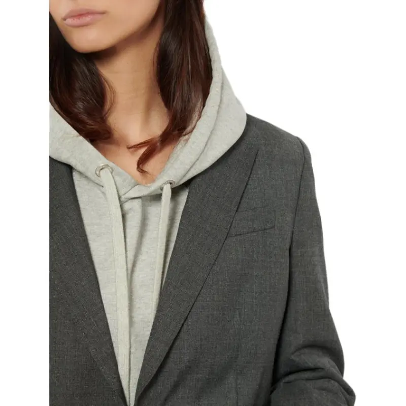 AMIPARIS Jackets Coats Women's Gray-4