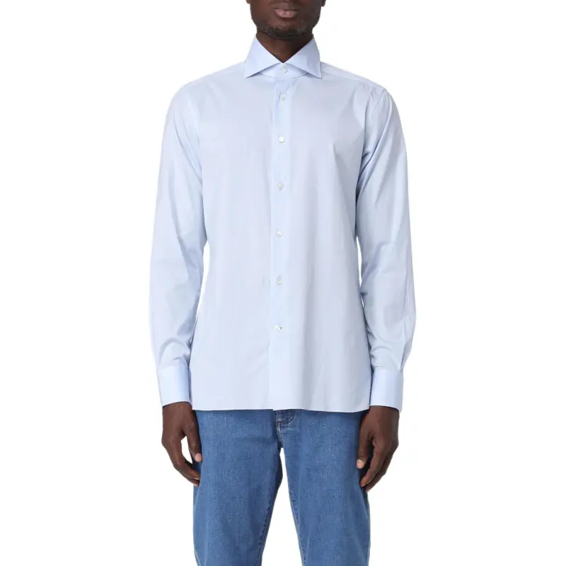 Zegna SS24 Shirt Men's Sky Blue-2
