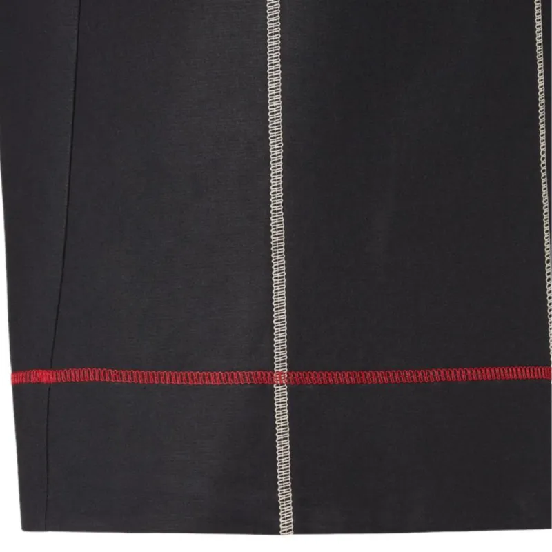 FENDI SS25 Short Sleeved Dress Women's Black-3