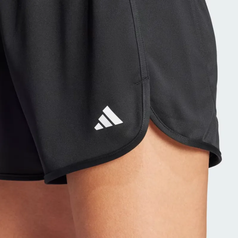 Adidas Pacer Essentials Knit High Rise Shorts Sports Shorts Women's Black-4